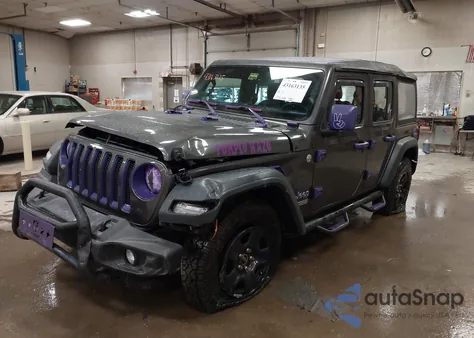 2018 Jeep Wrangler Unlimited Sport 4X4 из США, поврежденный, VIN 1C4HJXDG2JW156233